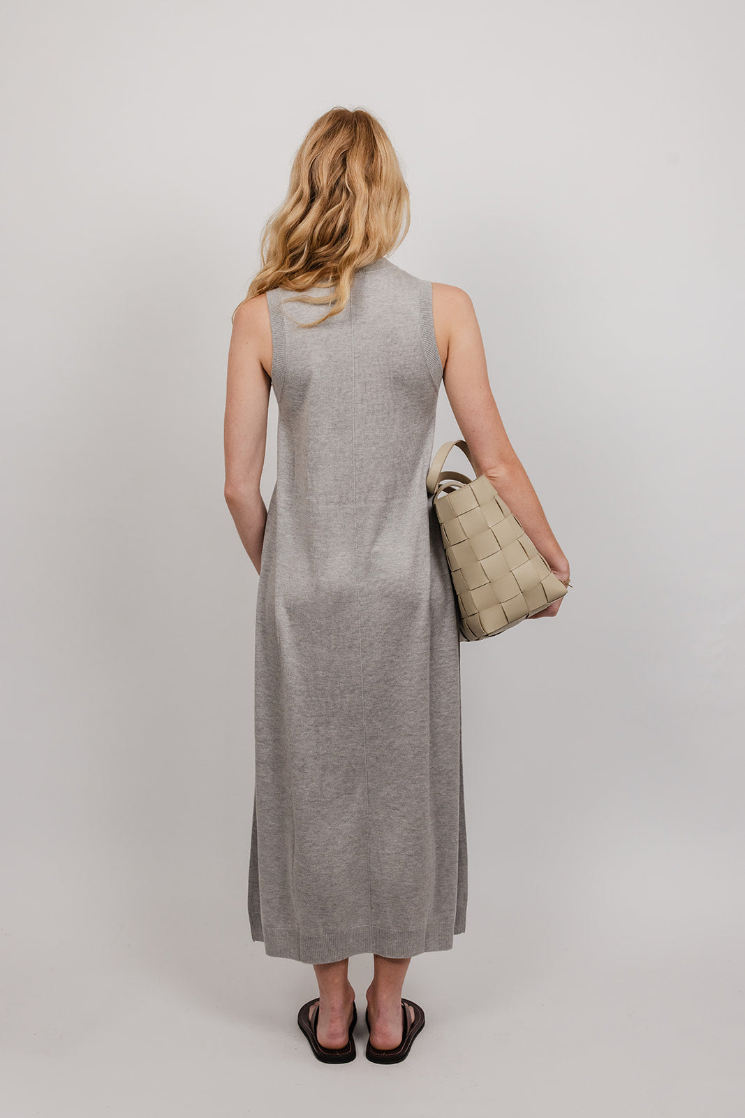 Margot cashmere and silk fine knit Dress
