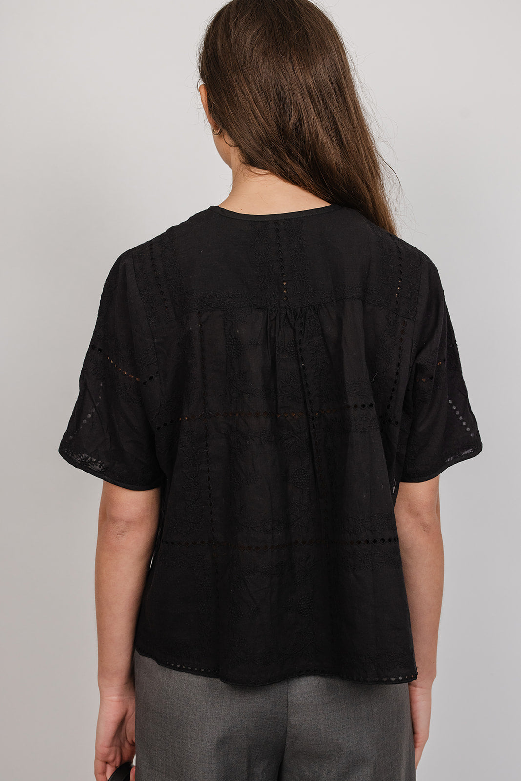 Sofia embroidery anglais Top