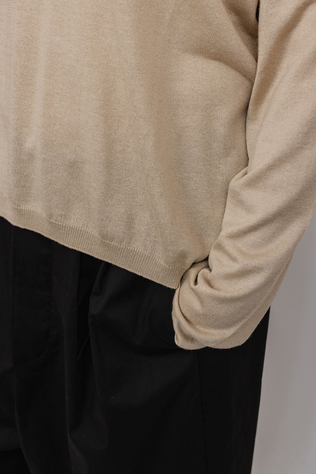 Nepal cashmere and silk Knit