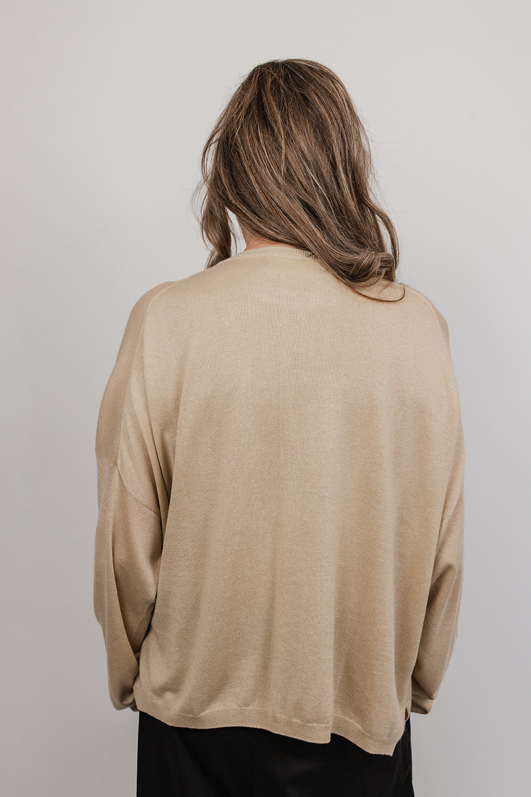 Nepal cashmere and silk Knit