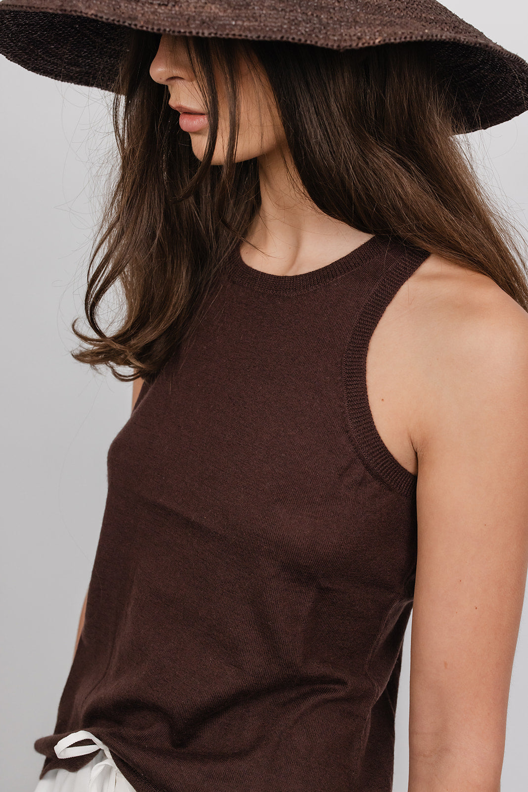 Annie 16gg cashmere Singlet