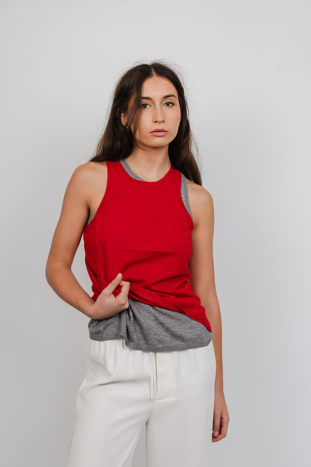 Annie 16gg cashmere Singlet