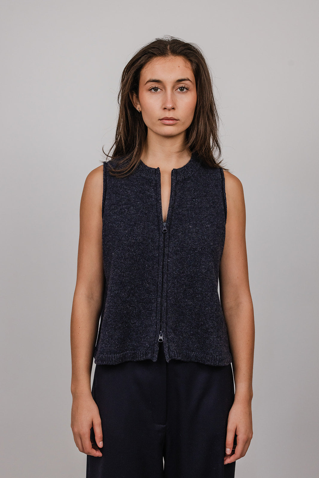 Martha Vest With Zip