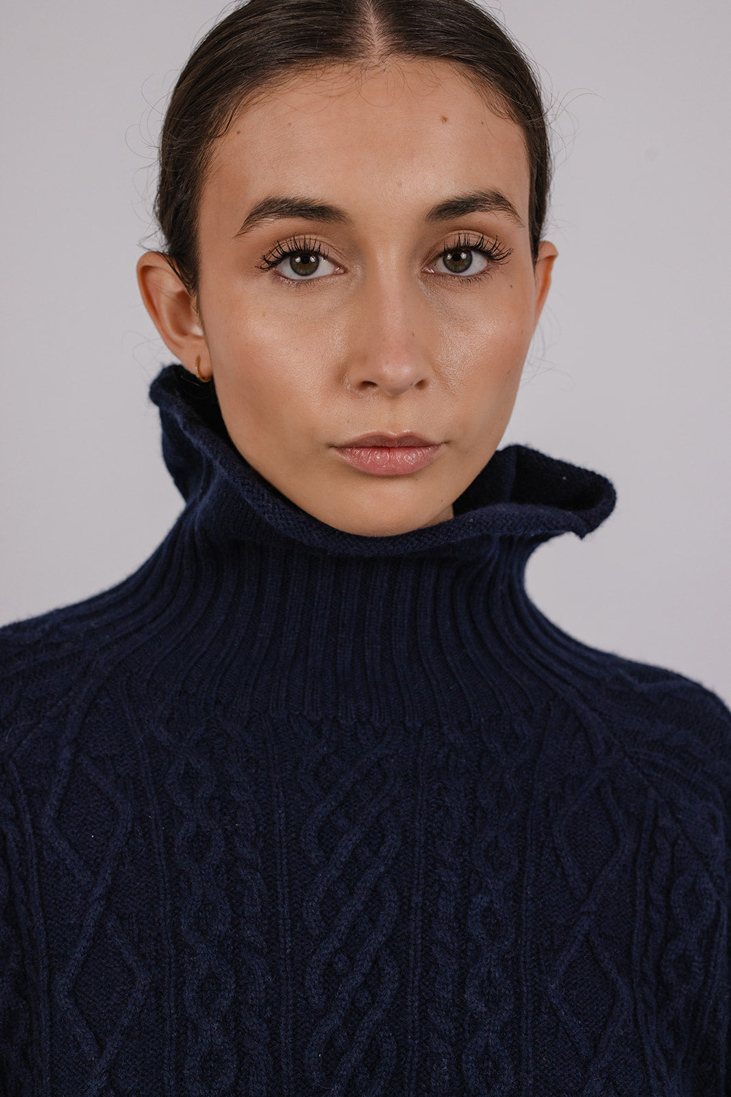 Oliver cashmere and wool cable knit