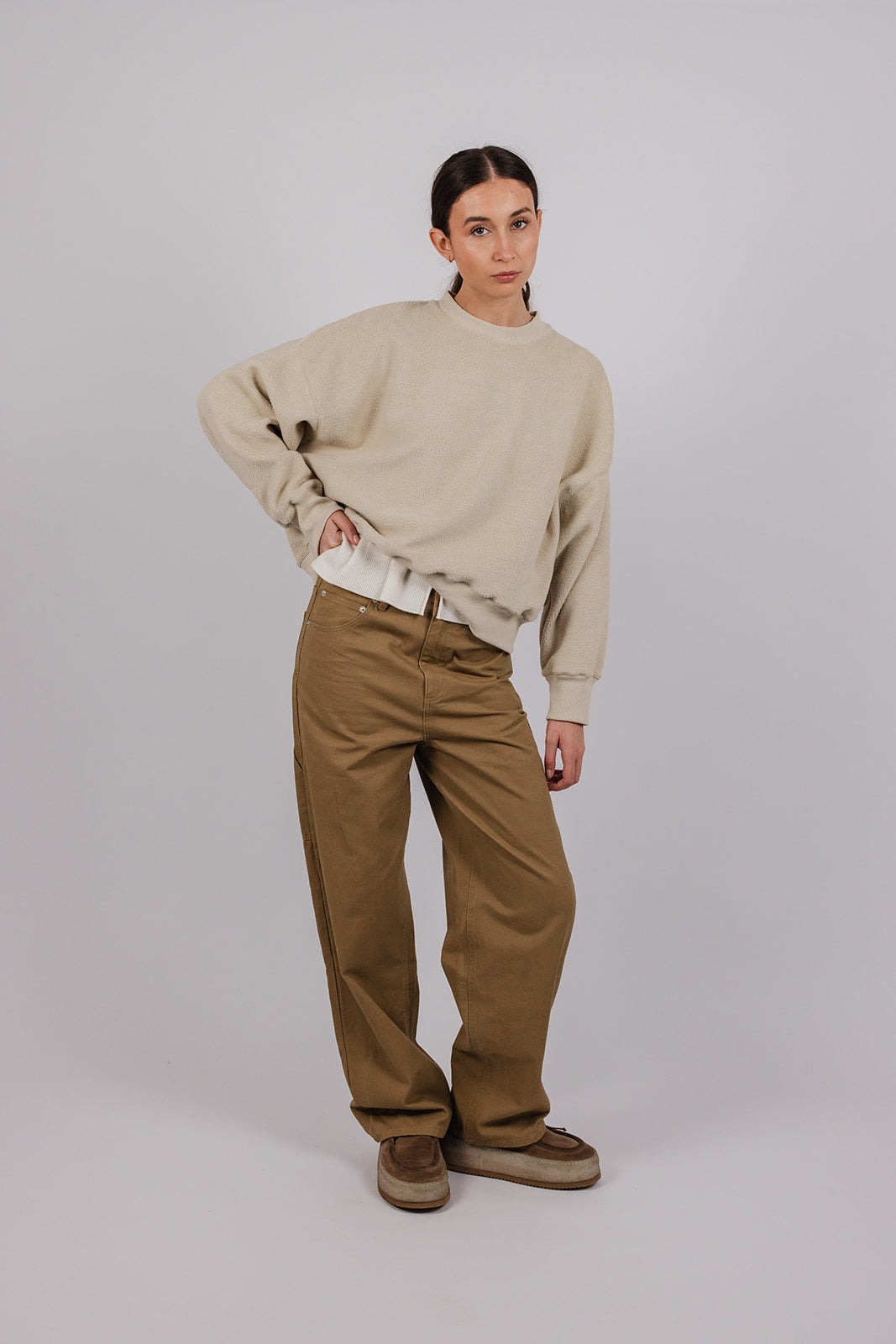 Sunny Sweatshirt in Fleece