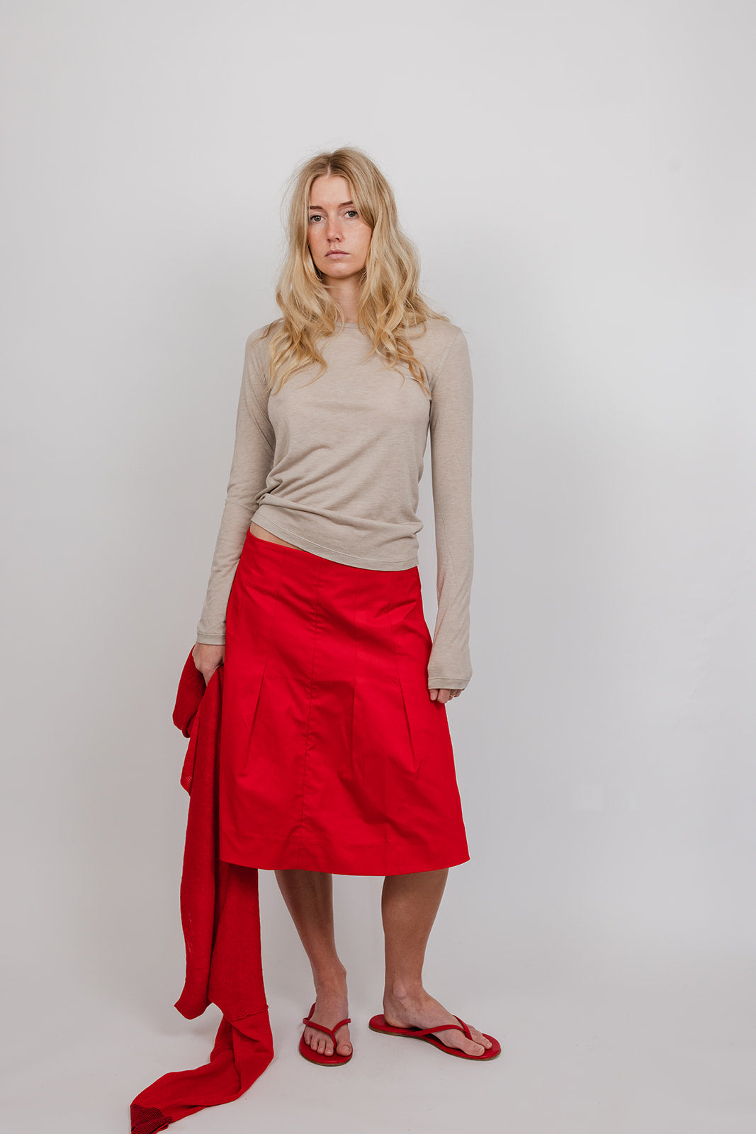Hattie cotton pleat Skirt