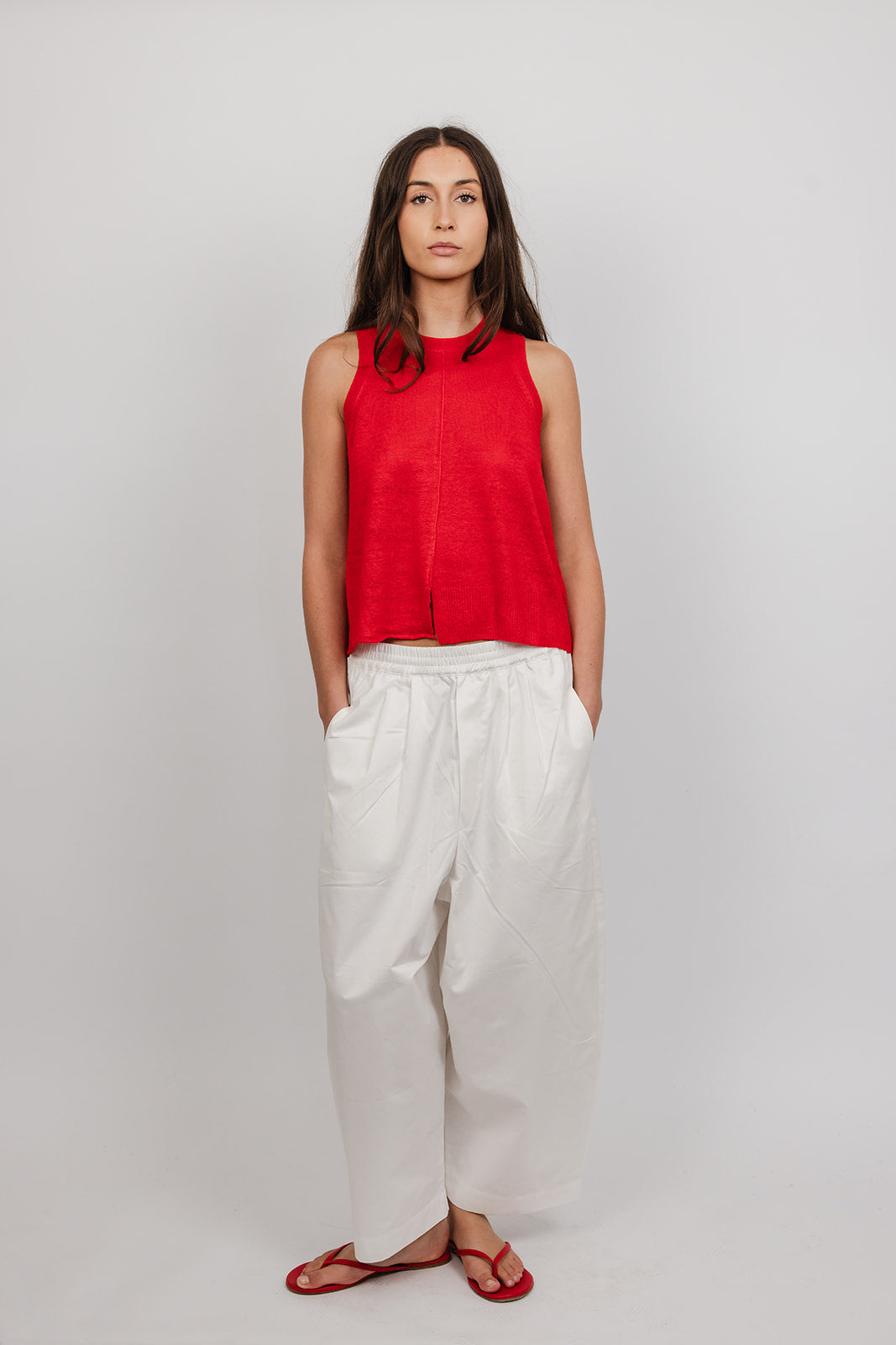 Tommie linen knit Vest