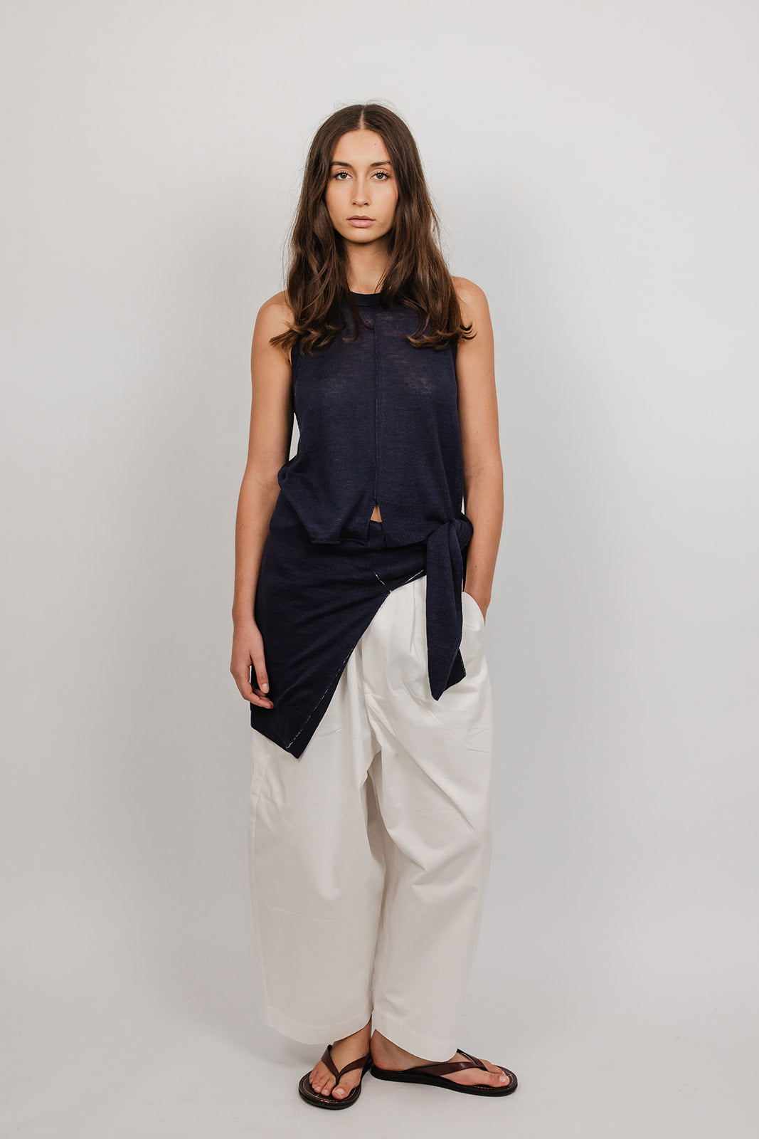 Tommie linen knit Vest