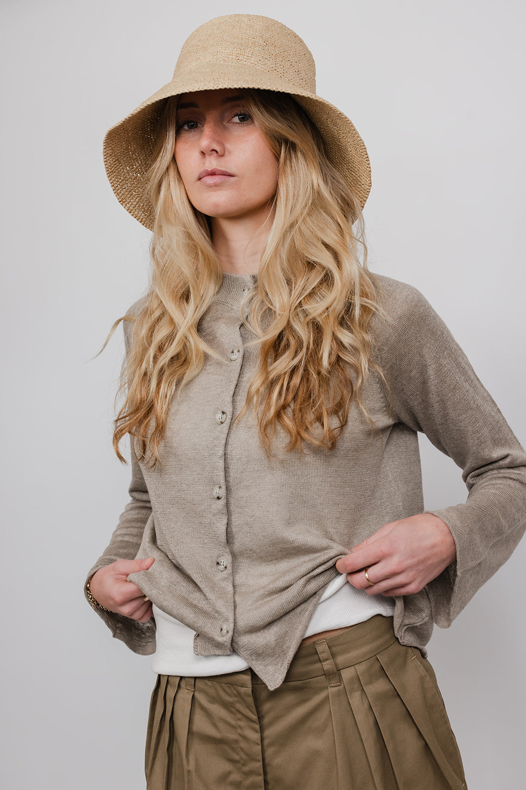 Tim linen knit Cardigan