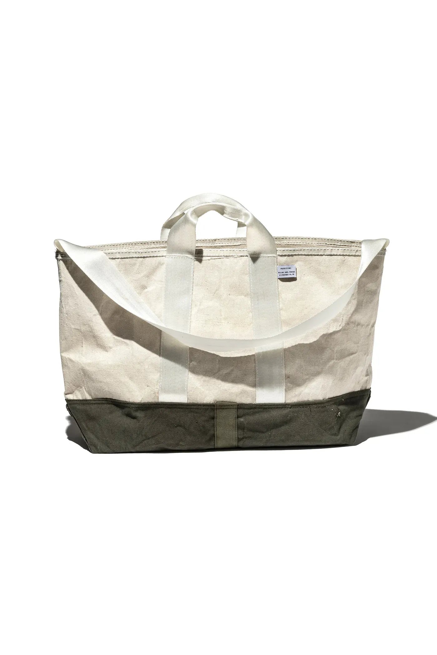 Laminated Fabric x Vintage Fabric Bag