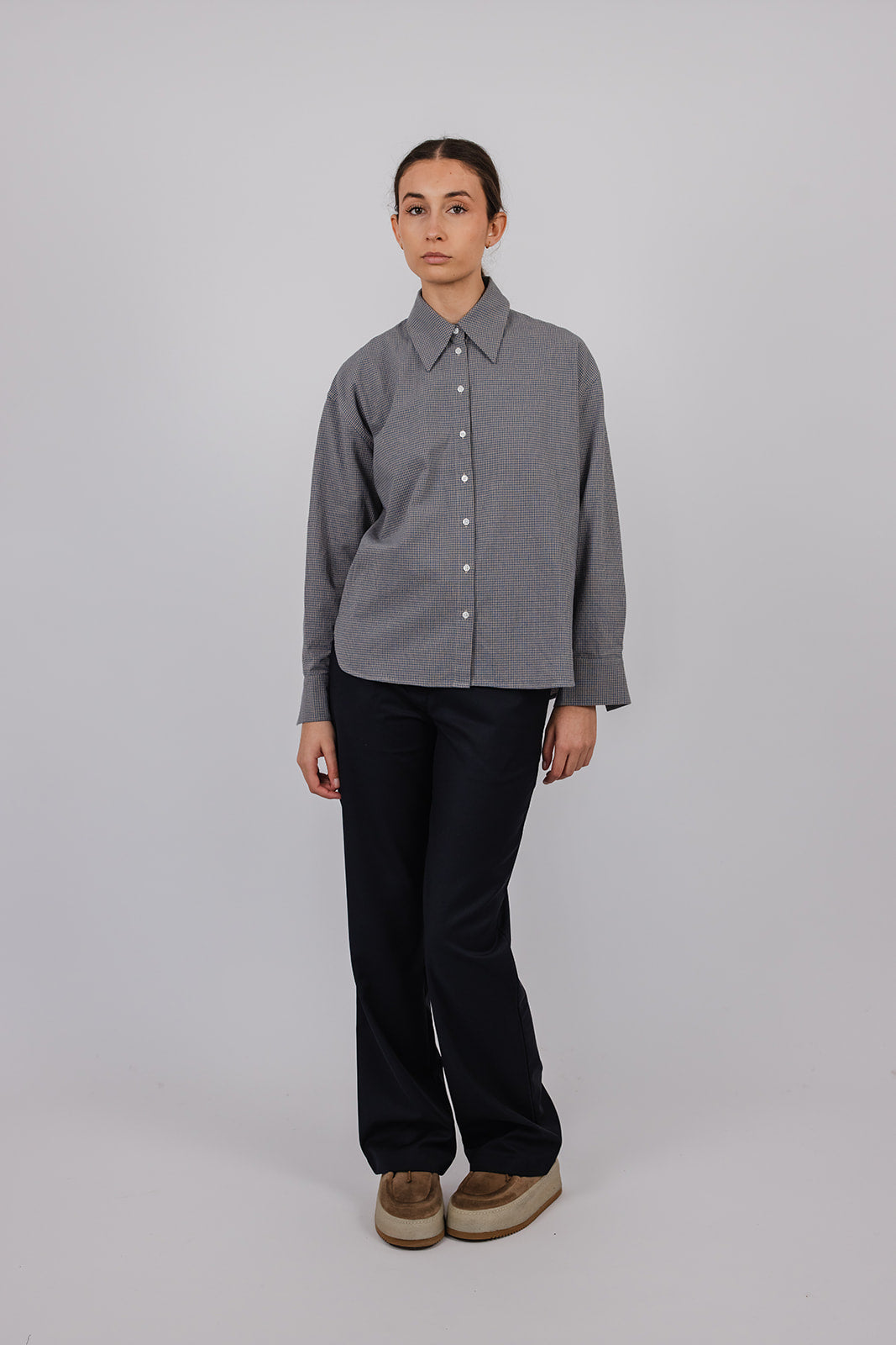 Gary Shirt in Brushed Cotton Check