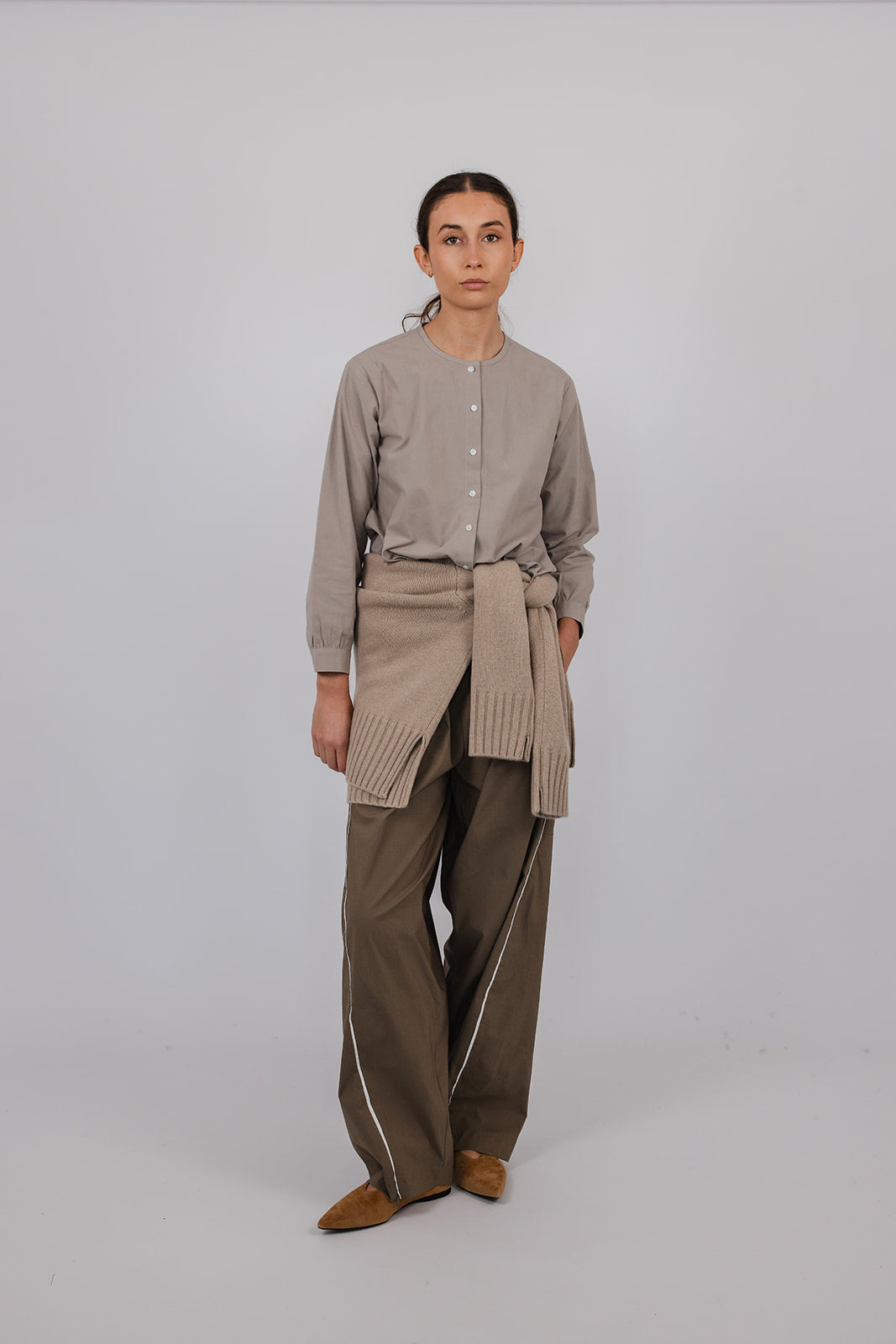 Alexa Shirt in Brushed Cotton
