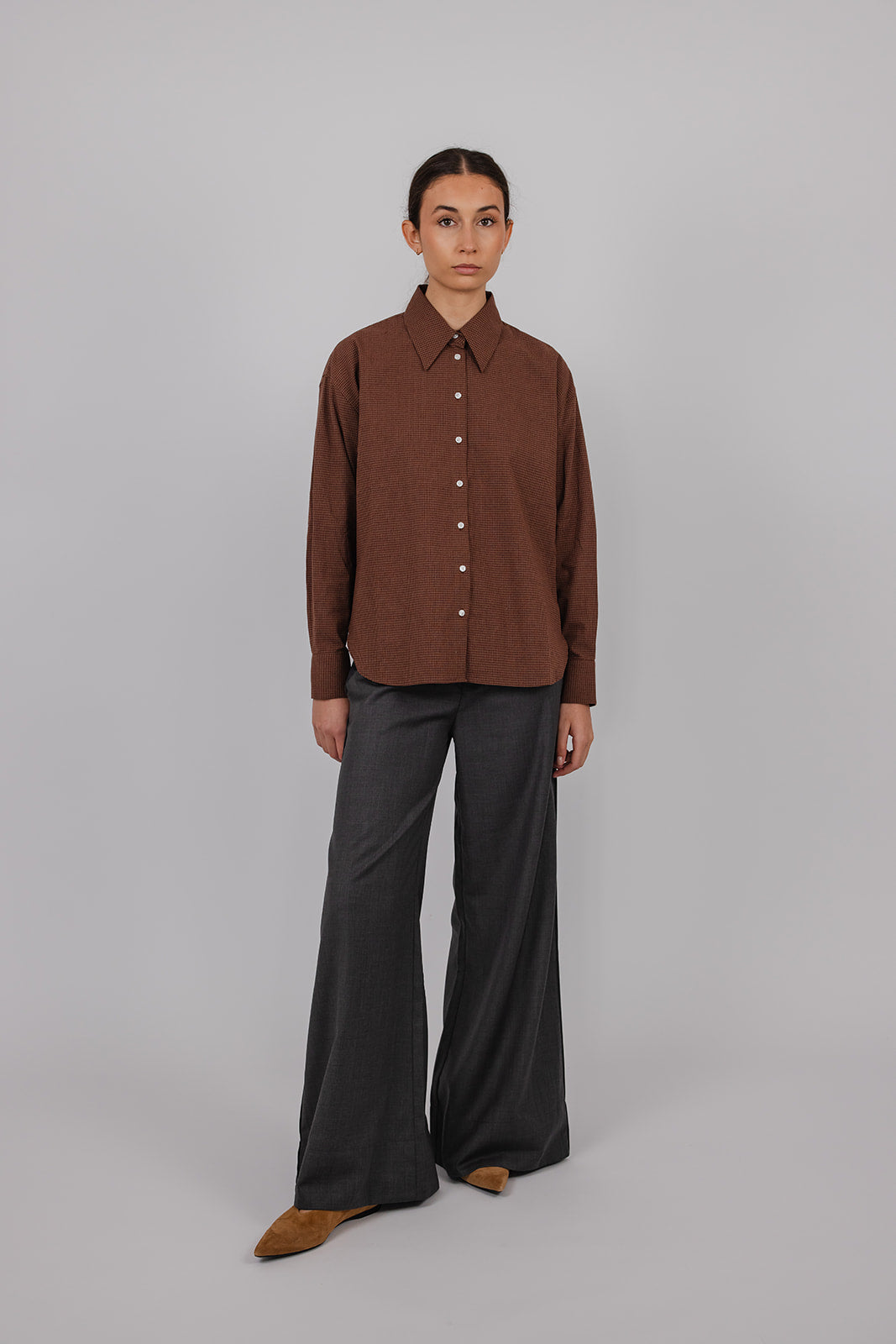 Gary Shirt in Brushed Cotton Check
