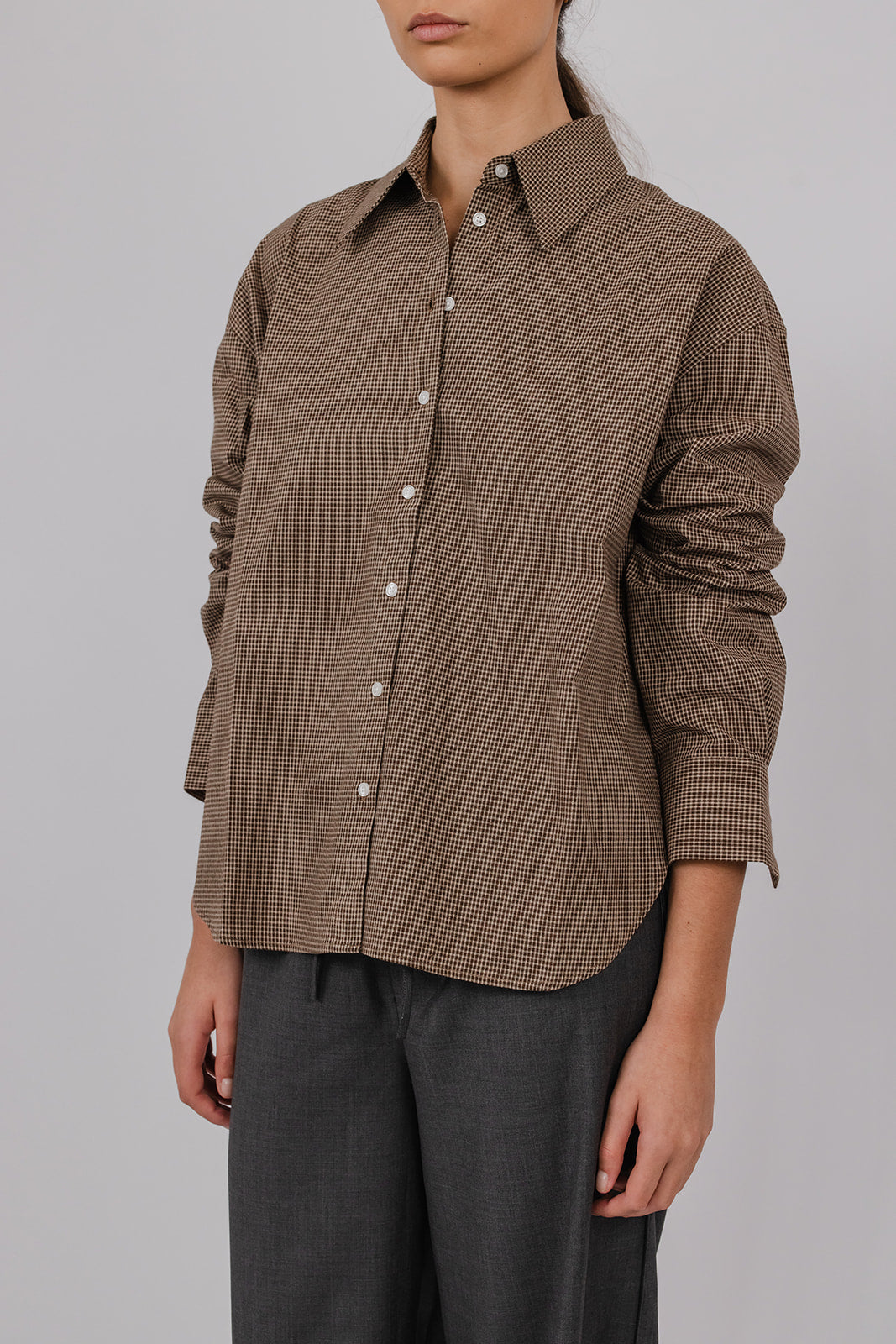 Gary Shirt in Brushed Cotton Check