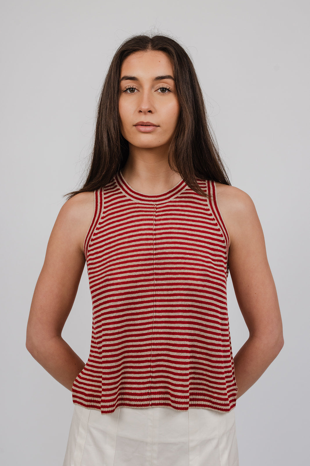 Clem Vest in Stripe
