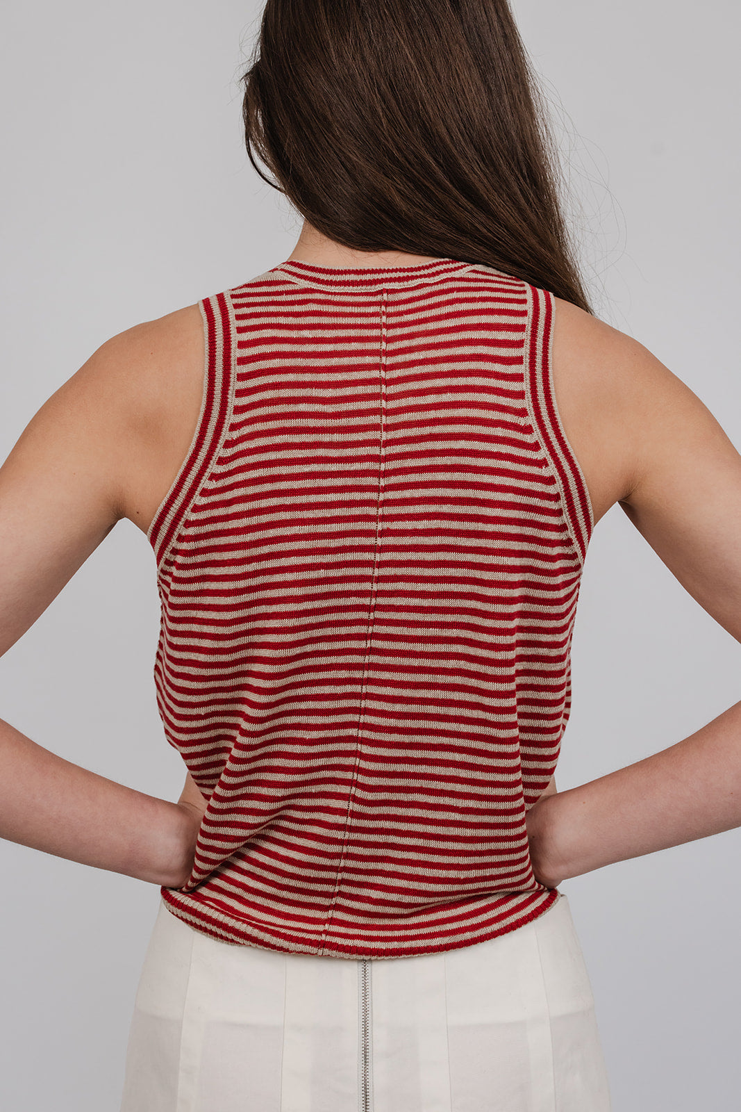 Clem Vest in Stripe