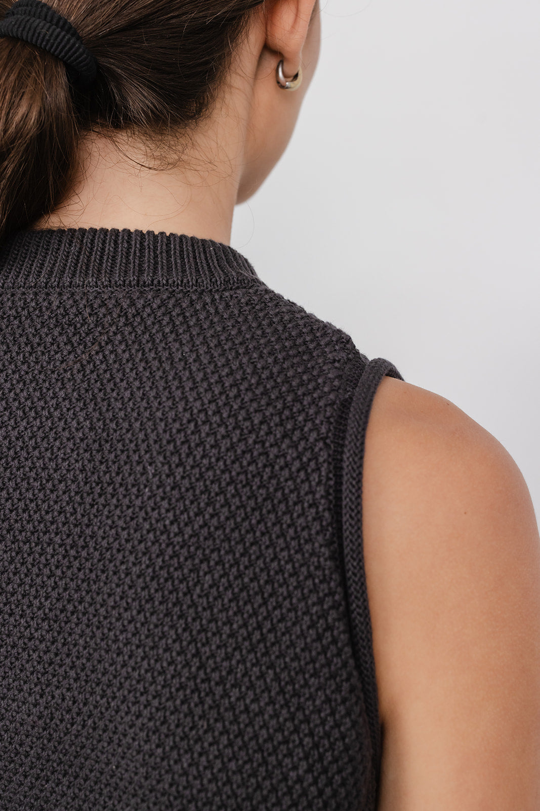 Elle double breasted cotton Vest