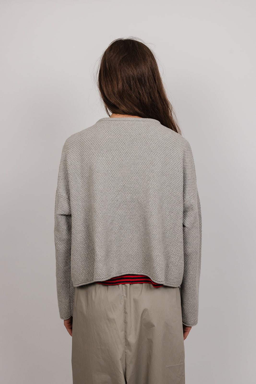 Tilly double breasted cotton Knit