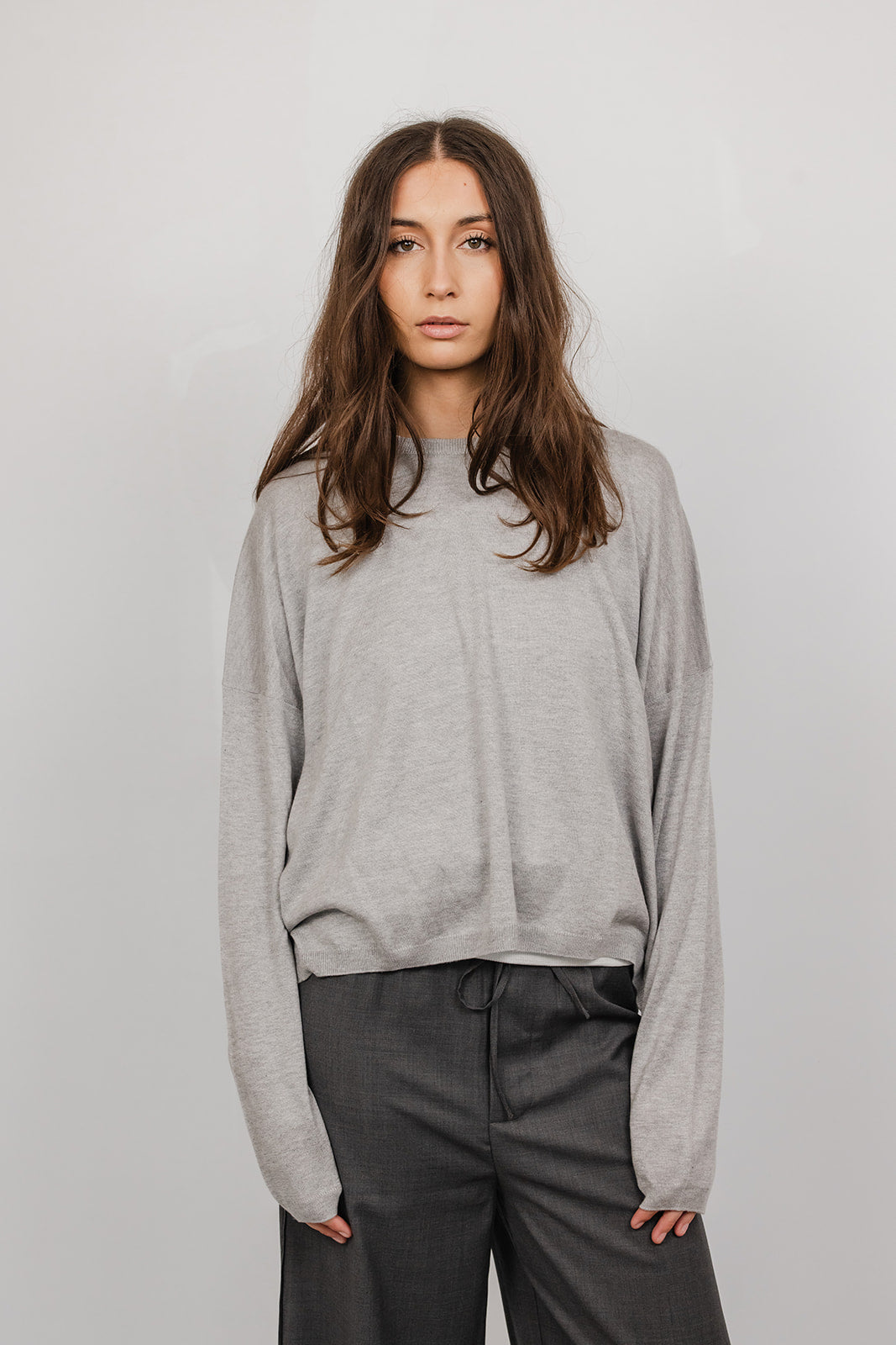 Nepal cashmere and silk Knit