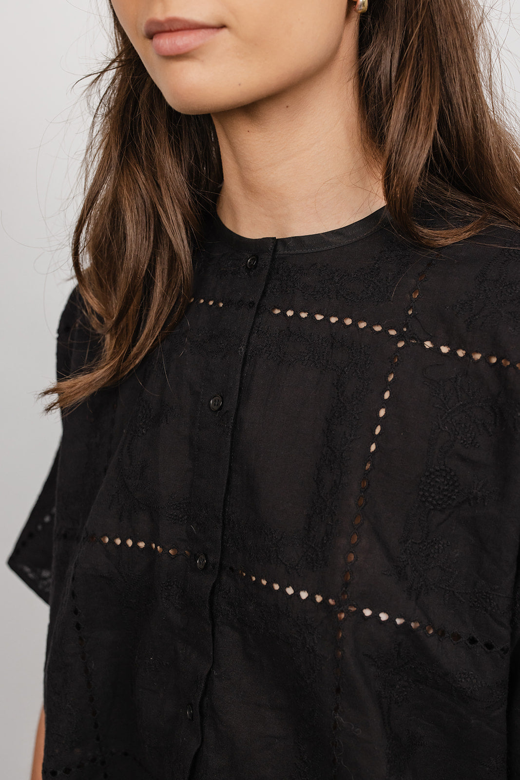 Sofia embroidery anglais Top