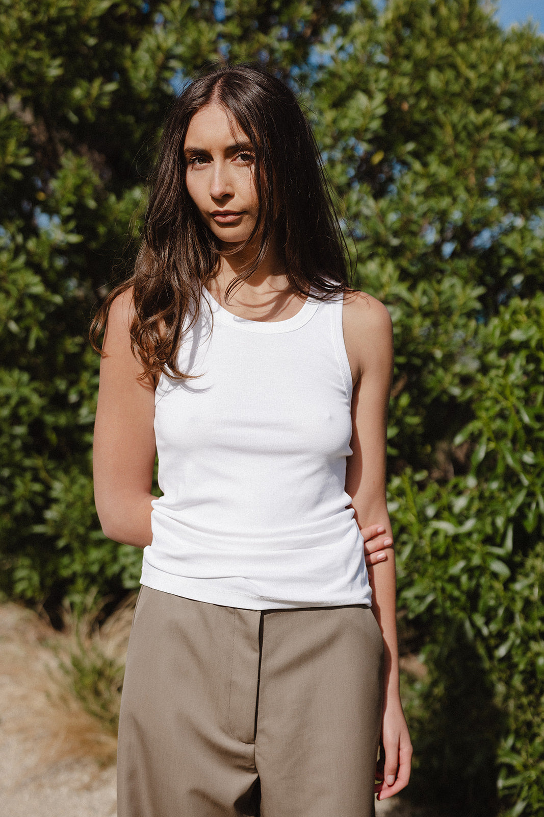 Bobby Pant in Silk & Wool Fine Suiting