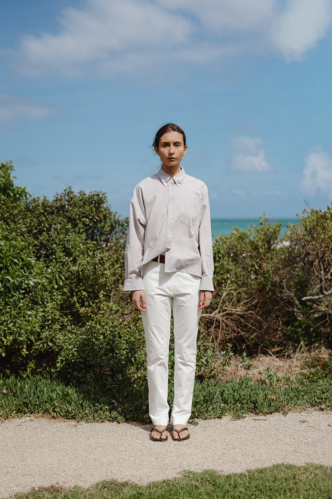 Elizabeth Shirt in Cotton and Linen