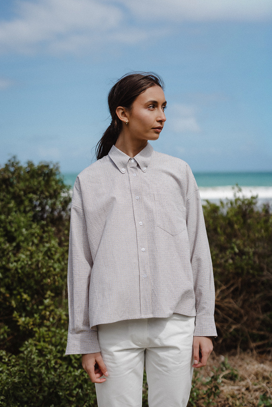 Elizabeth Shirt in Cotton and Linen