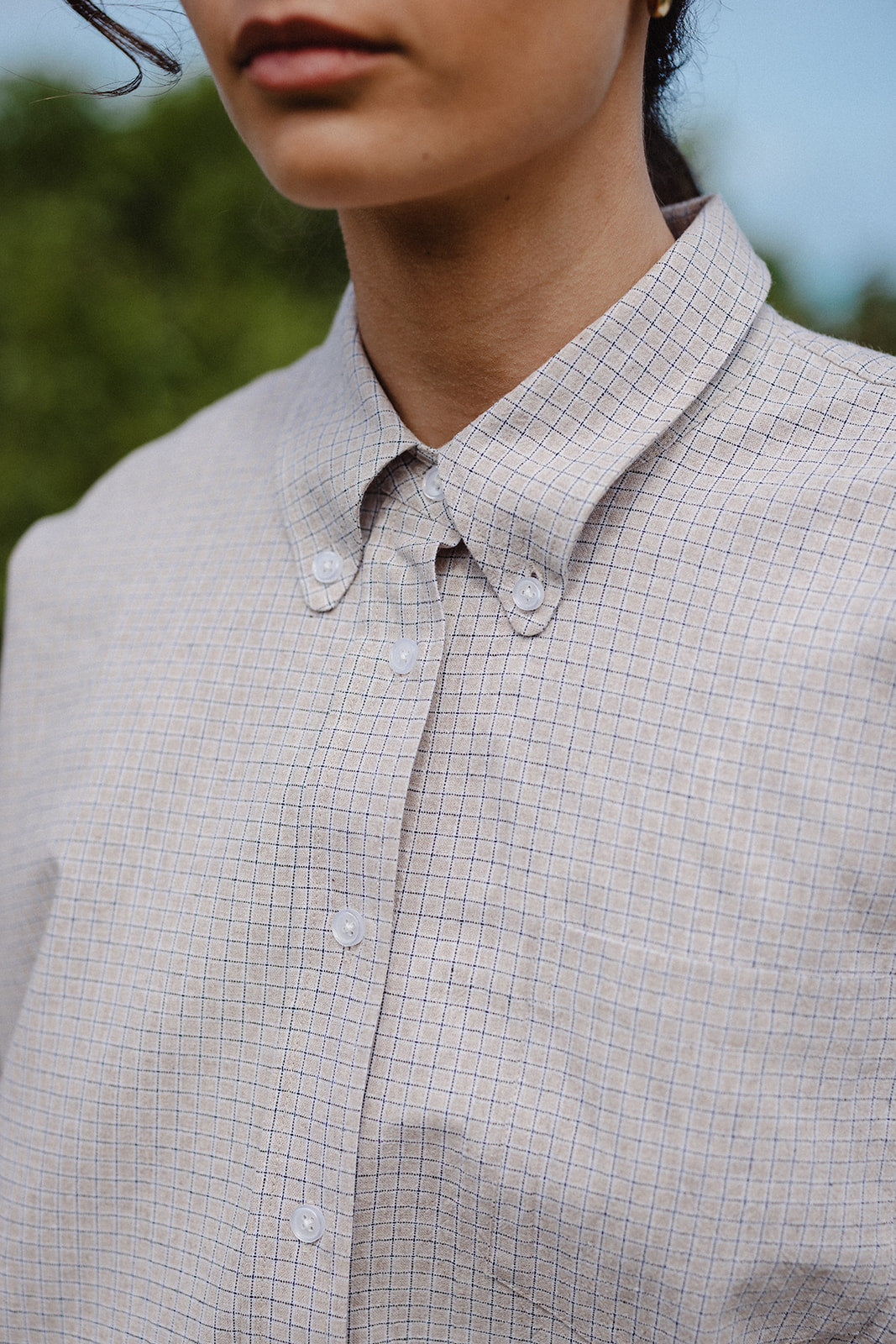 Elizabeth Shirt in Cotton and Linen