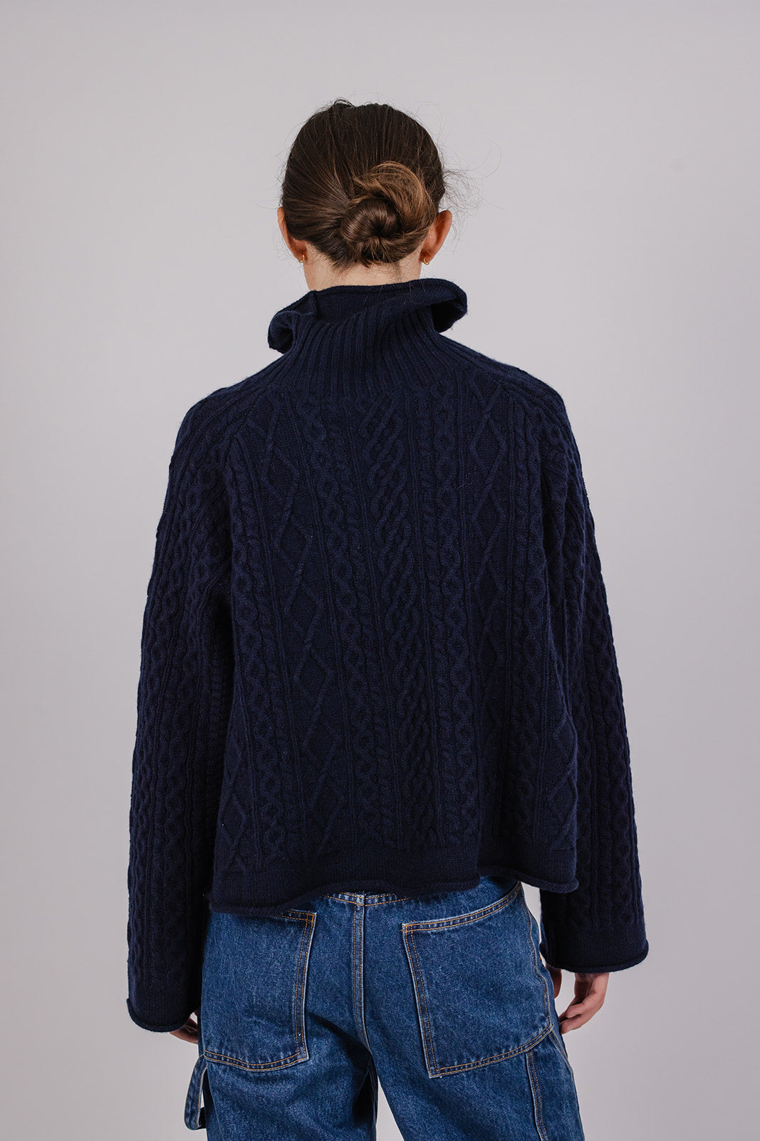 Oliver cashmere and wool cable knit