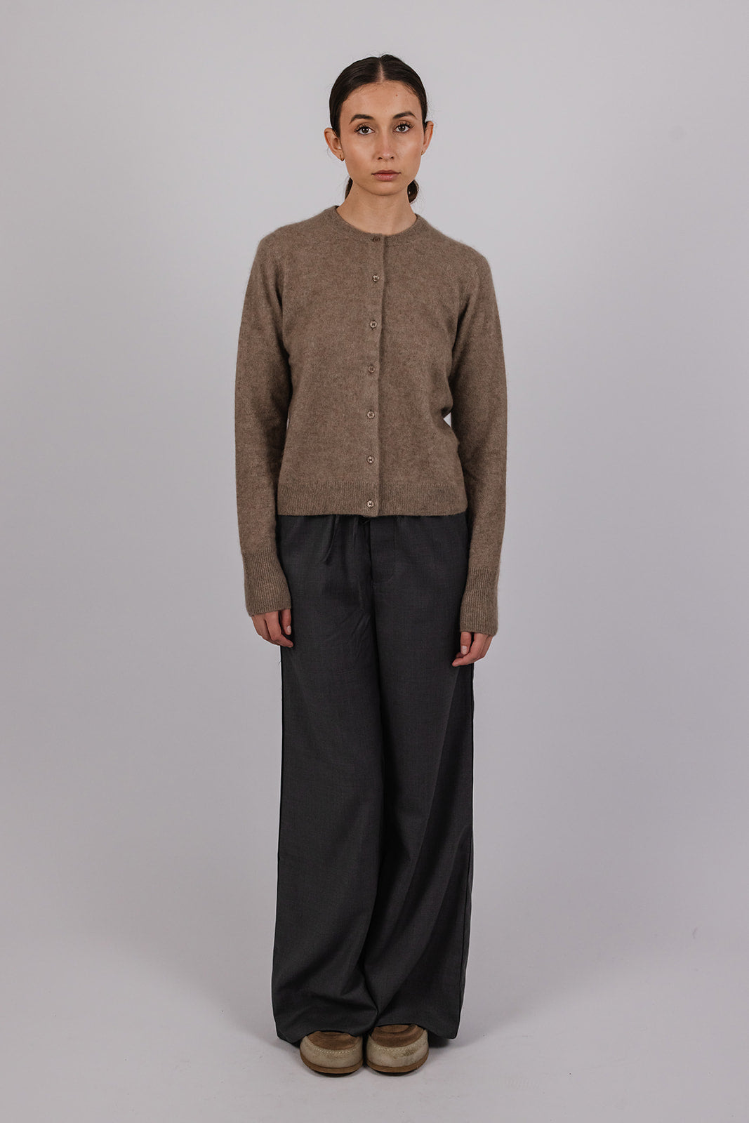 Otis Cardigan in Brushed Cashmere