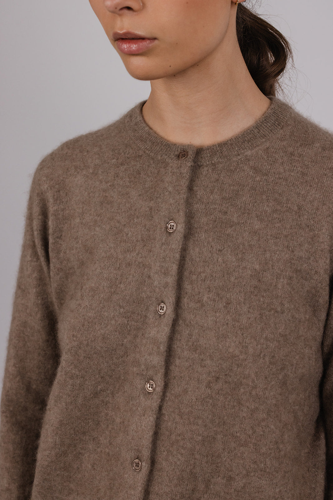 Otis Cardigan in Brushed Cashmere