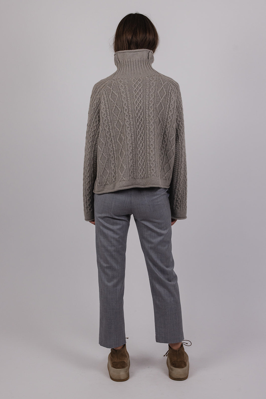 Oliver cashmere and wool cable knit