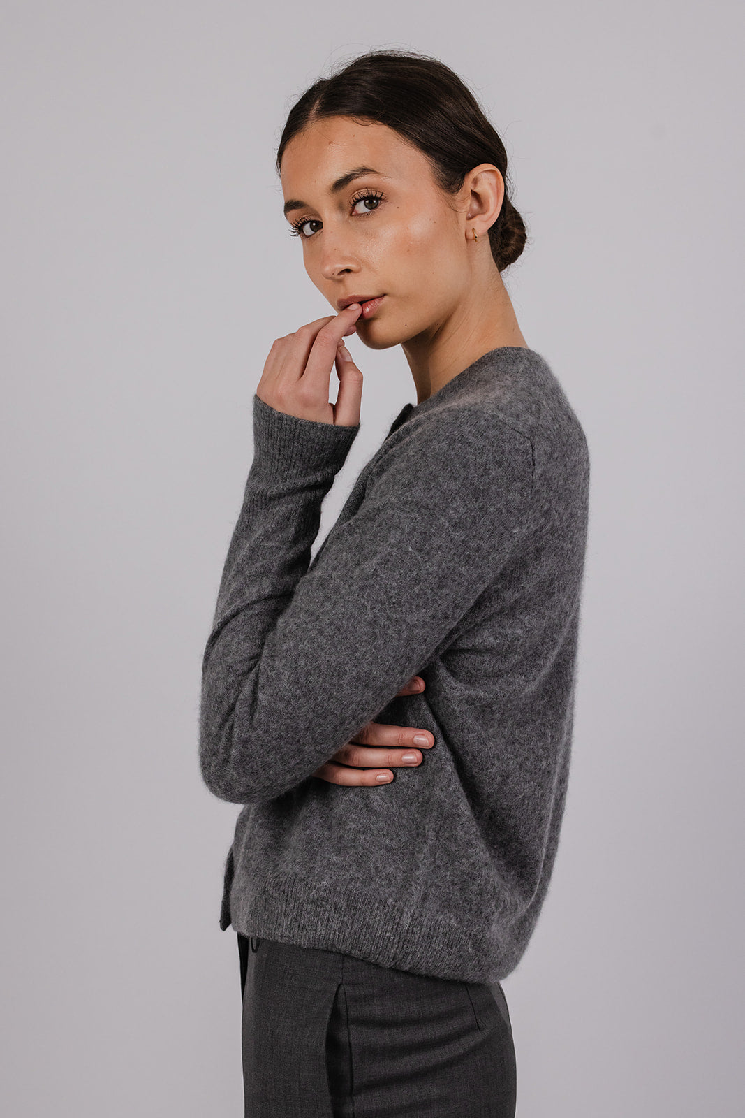 Otis Cardigan in Brushed Cashmere