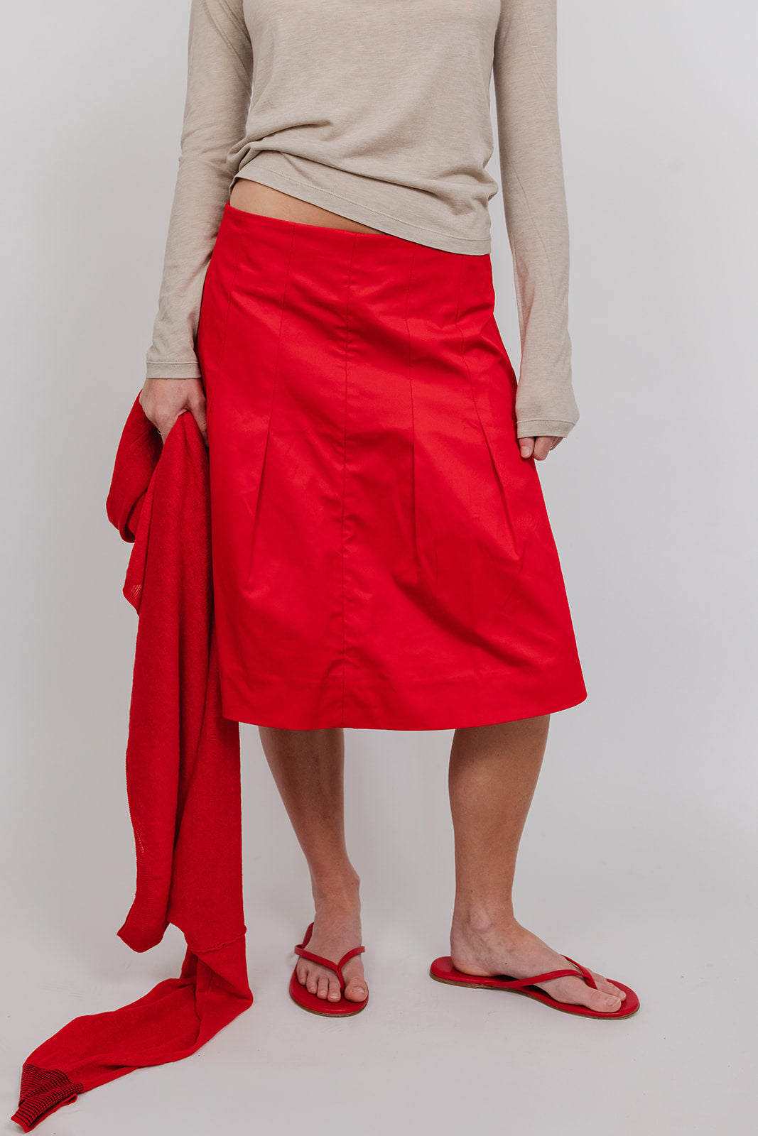 Hattie cotton pleat Skirt