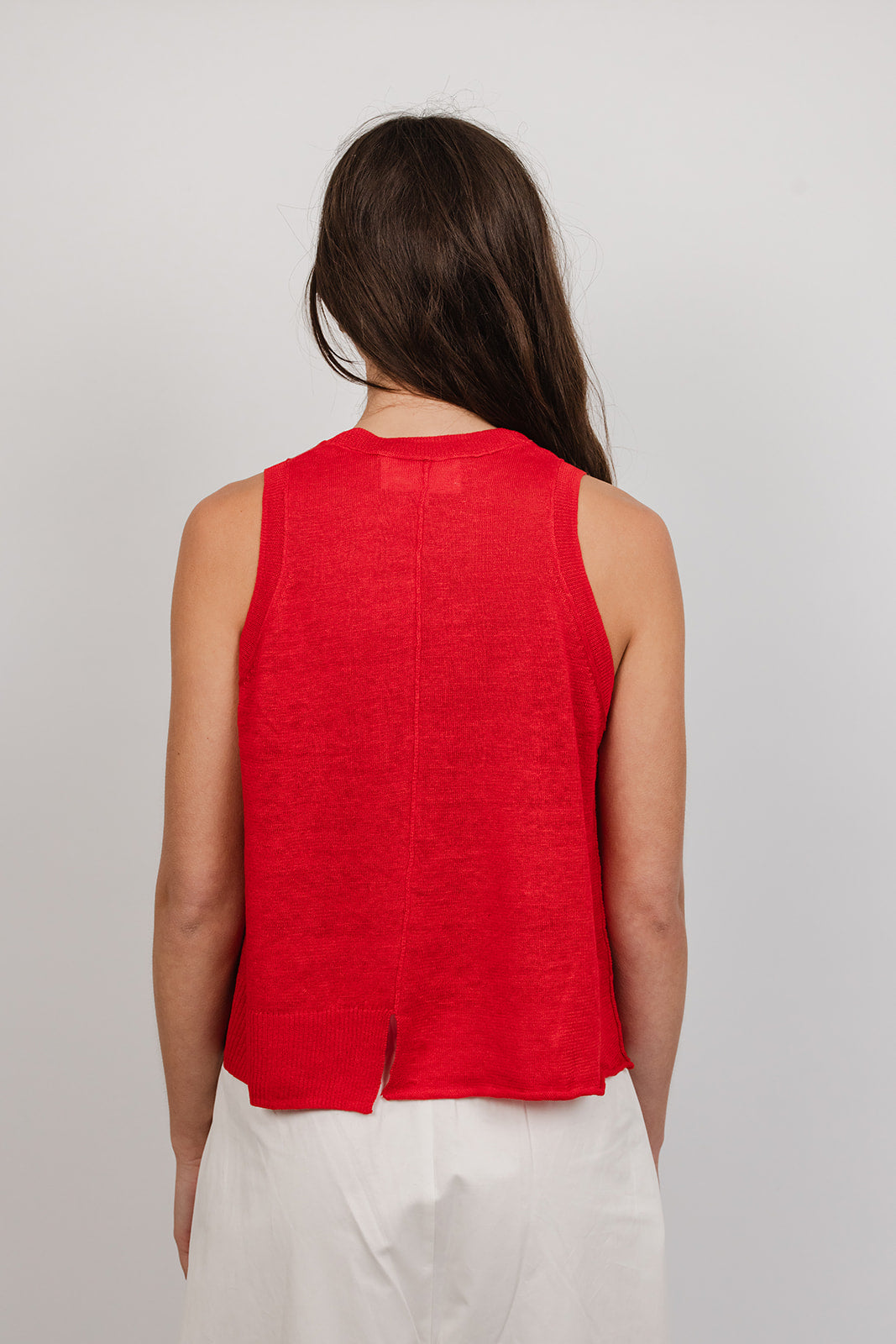 Tommie linen knit Vest