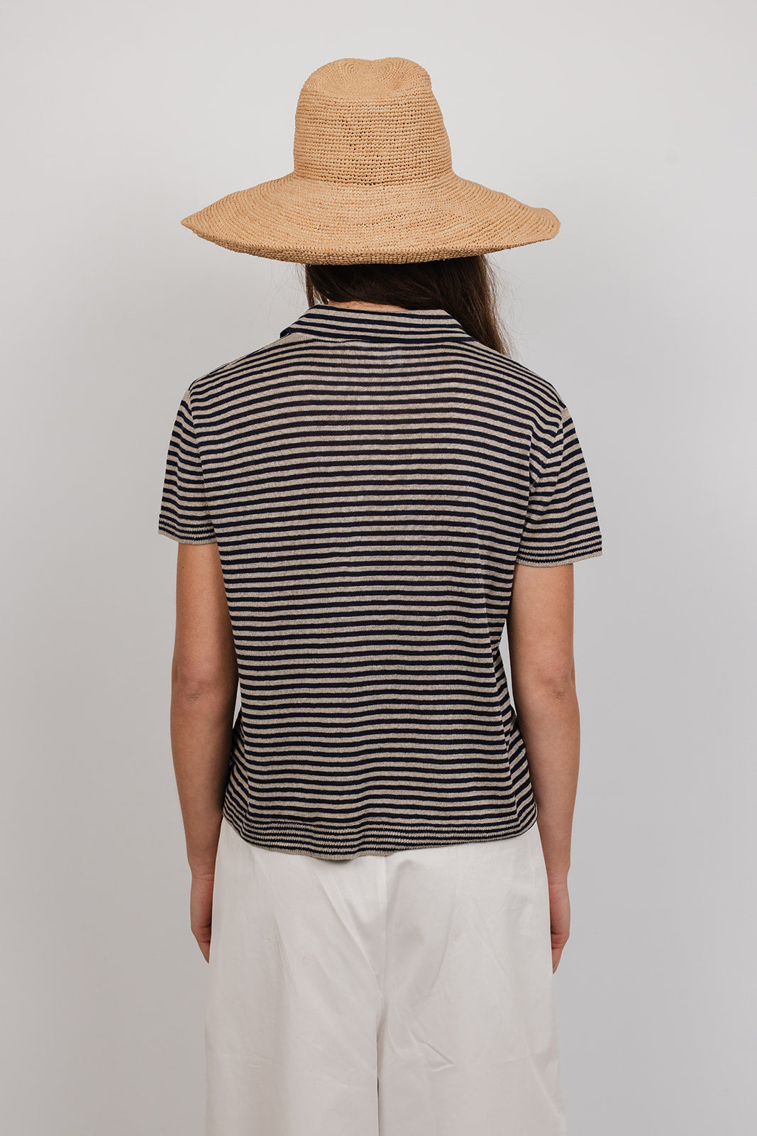 Brad linen knit Polo