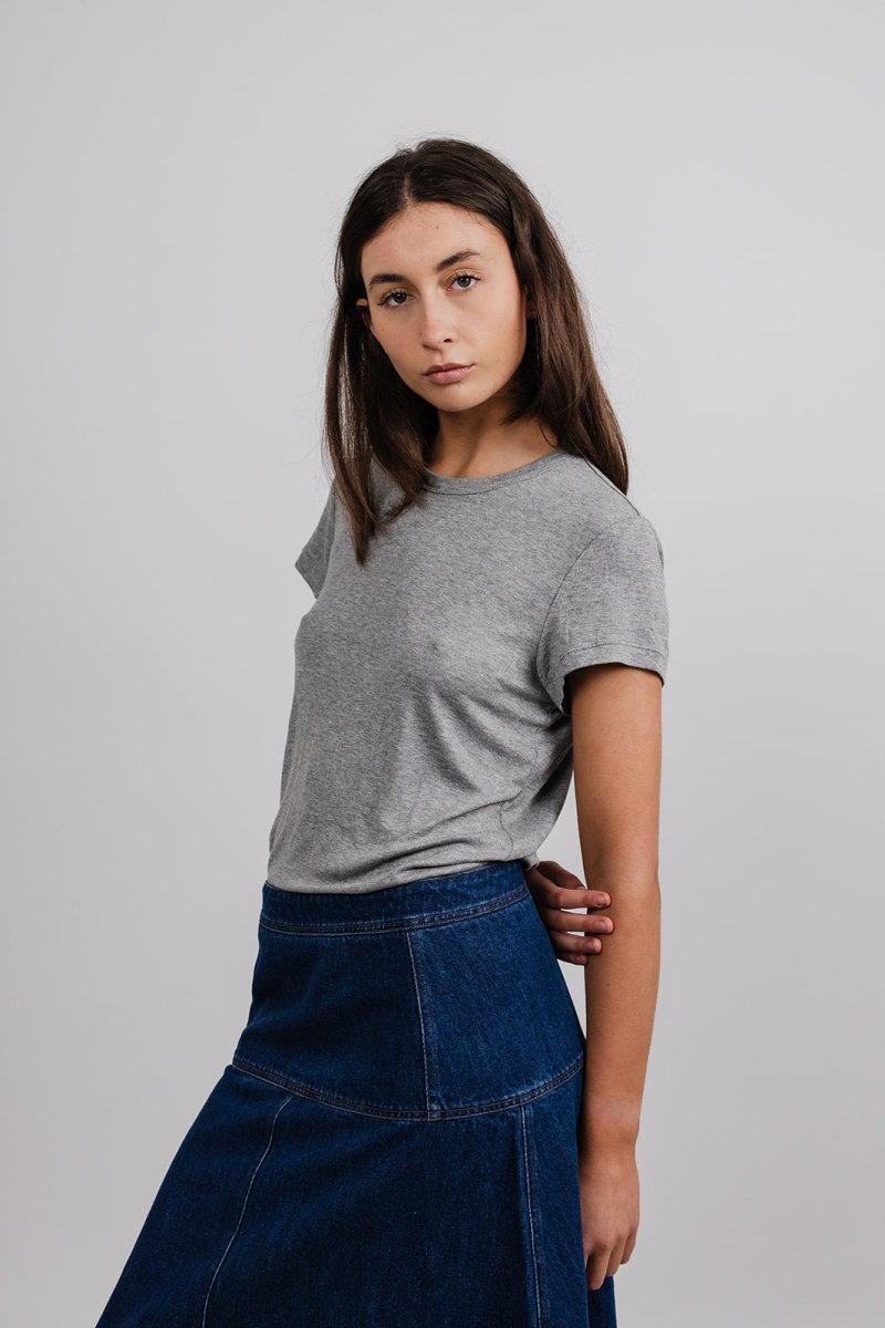 A-Line Denim Skirt