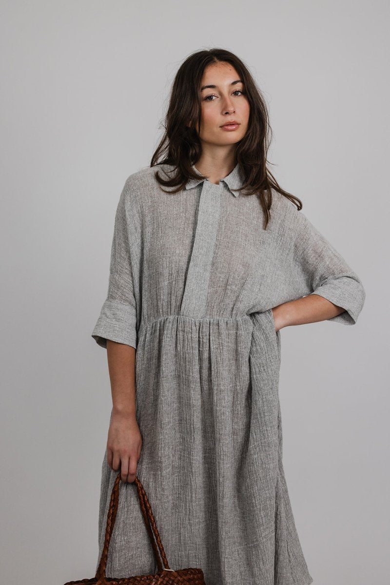 Agnes Flek Linen Dress