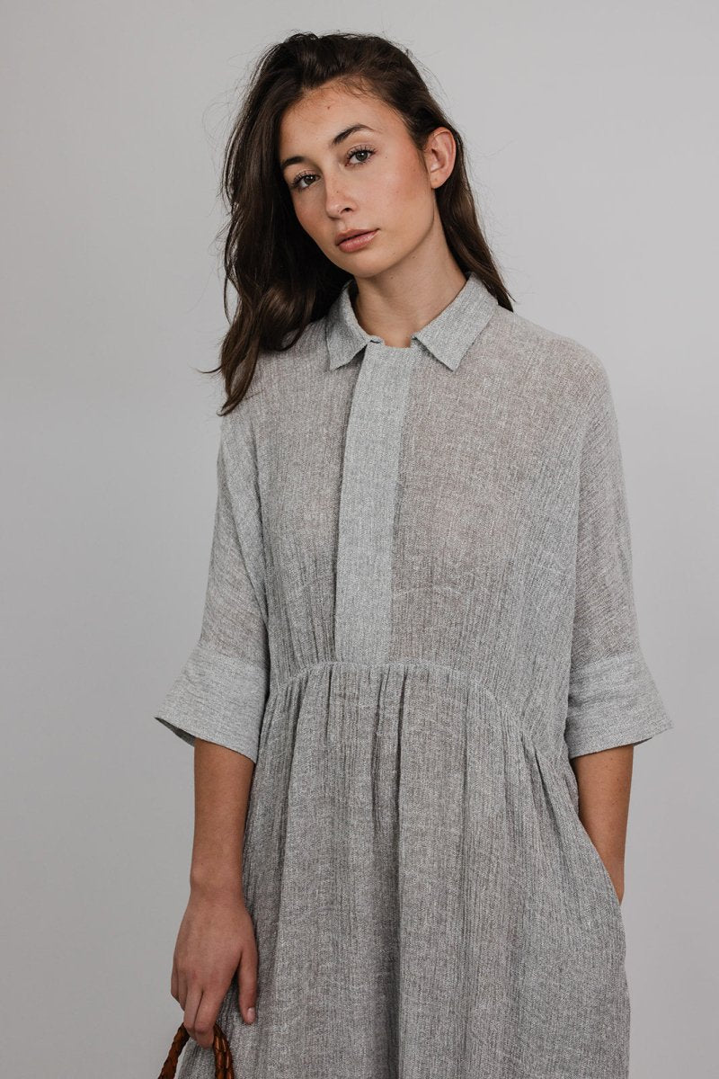 Agnes Flek Linen Dress