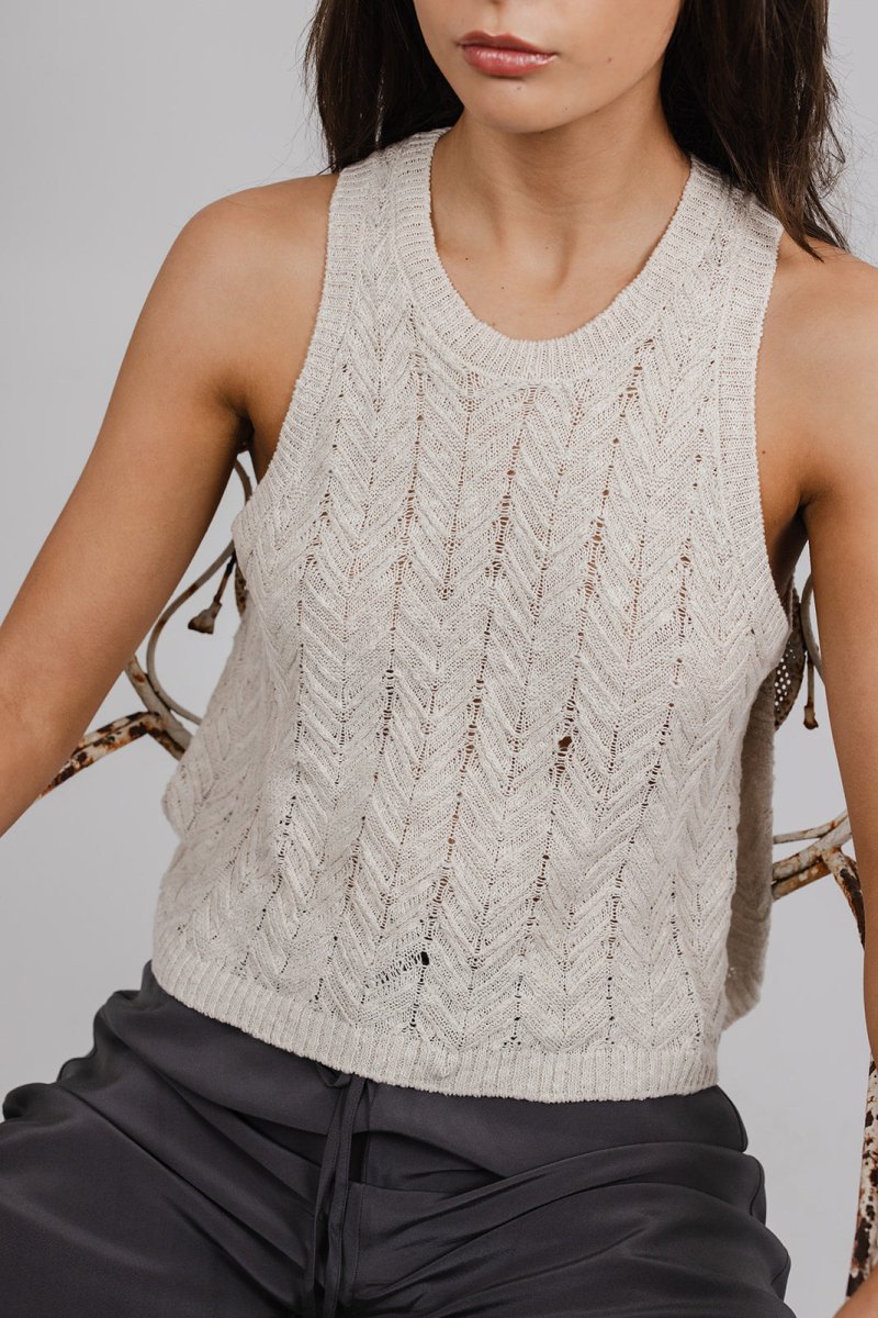 Amy Linen & Silk Vest